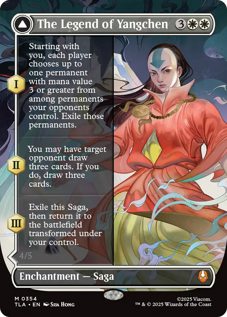 The Legend of Yangchen (Borderless) [Avatar: The Last Airbender] Foil