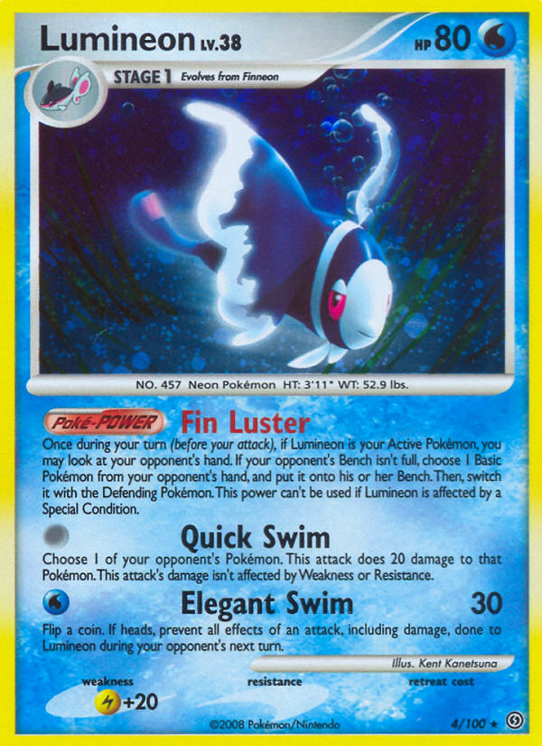 Lumineon (4/100) [Diamond & Pearl: Stormfront] Reverse Holofoil