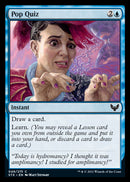 Pop Quiz [Strixhaven: School of Mages] Foil
