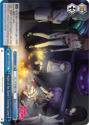 Night of the Band's Training Camp (BD/WE35-E50 C) (Parallel Foil) [Poppin'Party x Roselia]
