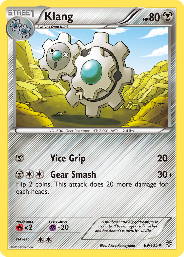 Klang (89/135) [Black & White: Plasma Storm] Reverse Holofoil