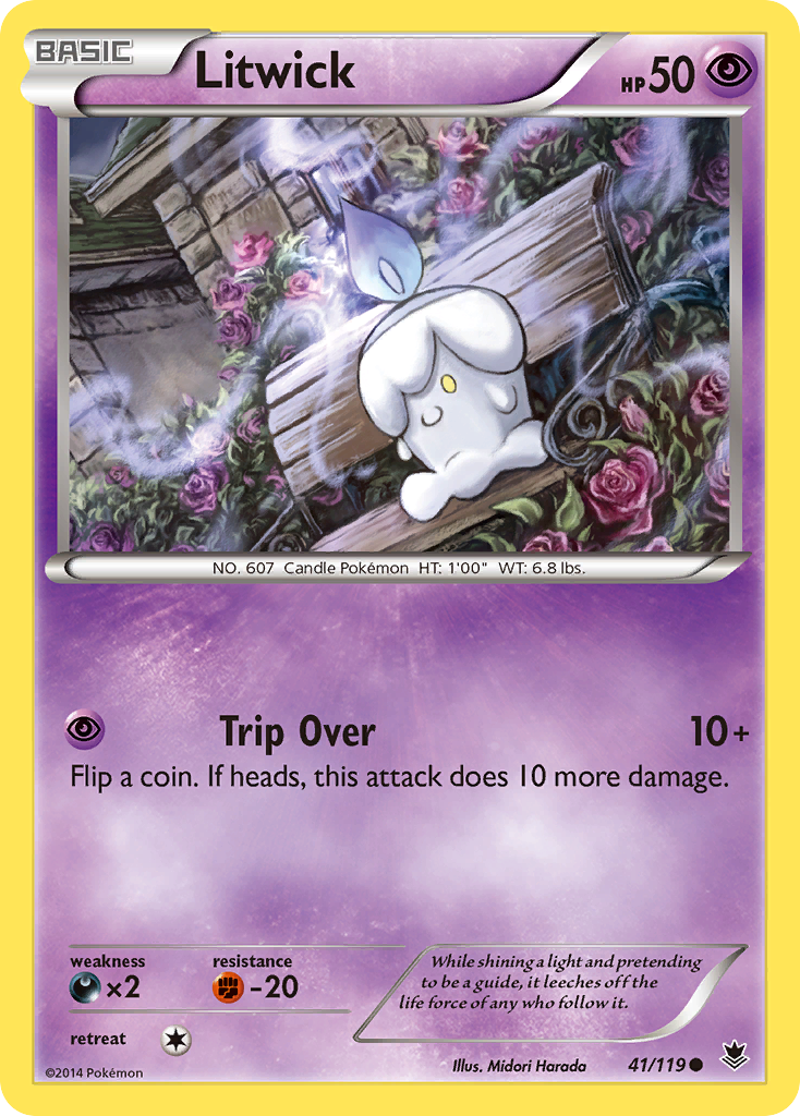 Litwick (41/119) [XY: Phantom Forces] Reverse Holofoil