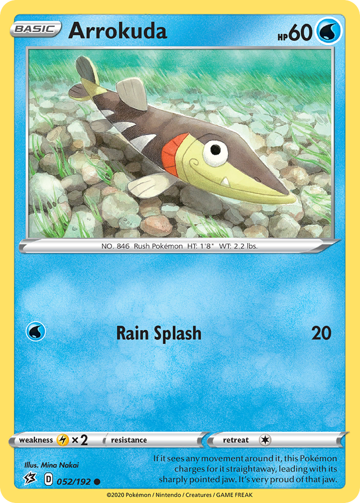 Arrokuda (052/192) [Sword & Shield: Rebel Clash] Reverse Holofoil