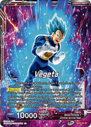 Vegeta // SSB Vegeta, Spirit Boost Elite (Starter Deck Exclusive) (SD15-01) [Cross Spirits] Parallel Foil