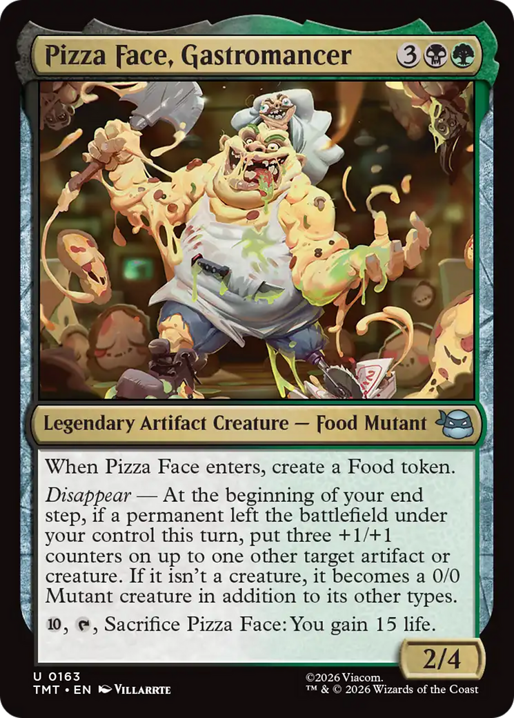 Pizza Face, Gastromancer [Teenage Mutant Ninja Turtles] Foil