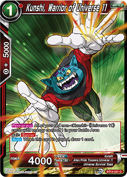 Kunshi, Warrior of Universe 11 (BT14-021) [Cross Spirits] Parallel Foil