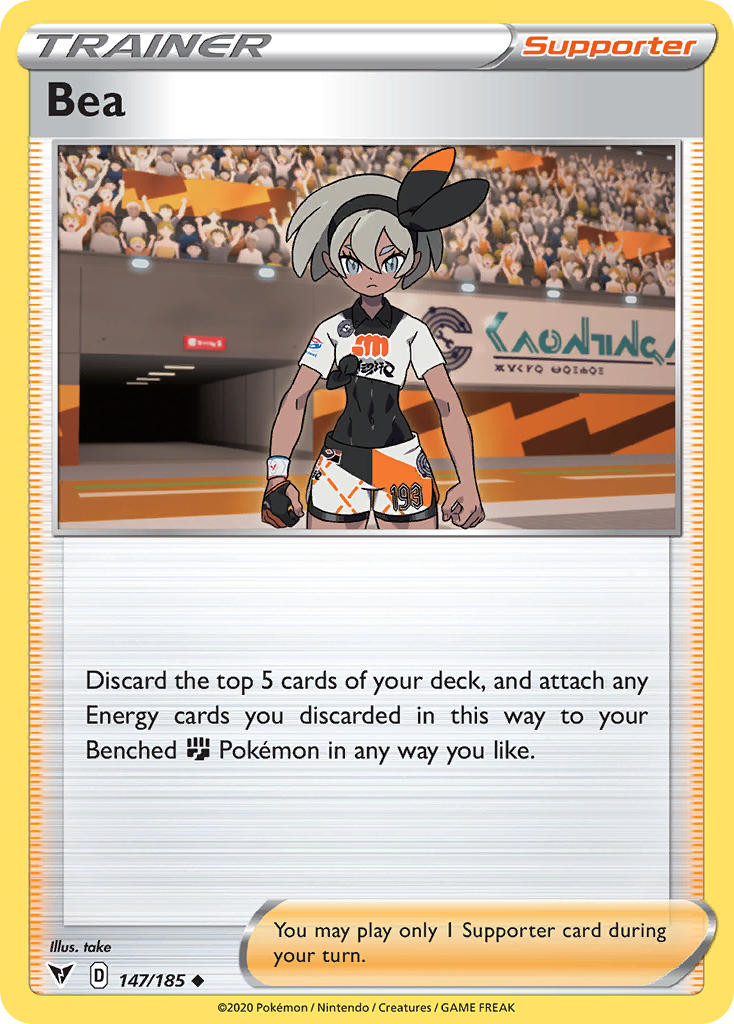 Bea (147/185) [Sword & Shield: Vivid Voltage] Reverse Holofoil