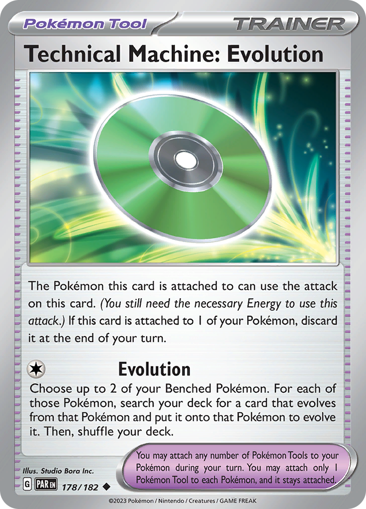 Technical Machine: Evolution (178/182) [Scarlet & Violet: Paradox Rift] Reverse Holofoil