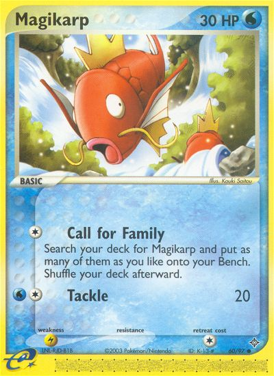 Magikarp (60/97) [EX: Dragon] Reverse Holofoil