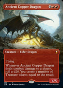 Ancient Copper Dragon (Borderless Alternate Art) [Commander Legends: Battle for Baldur's Gate] Foil