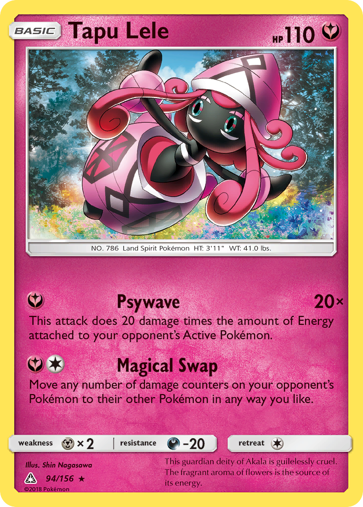 Tapu Lele (94/156) [Sun & Moon: Ultra Prism] Reverse Holofoil