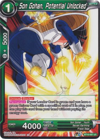 Son Gohan, Potential Unlocked (BT10-067) [Rise of the Unison Warrior 2nd Edition] Parallel Foil