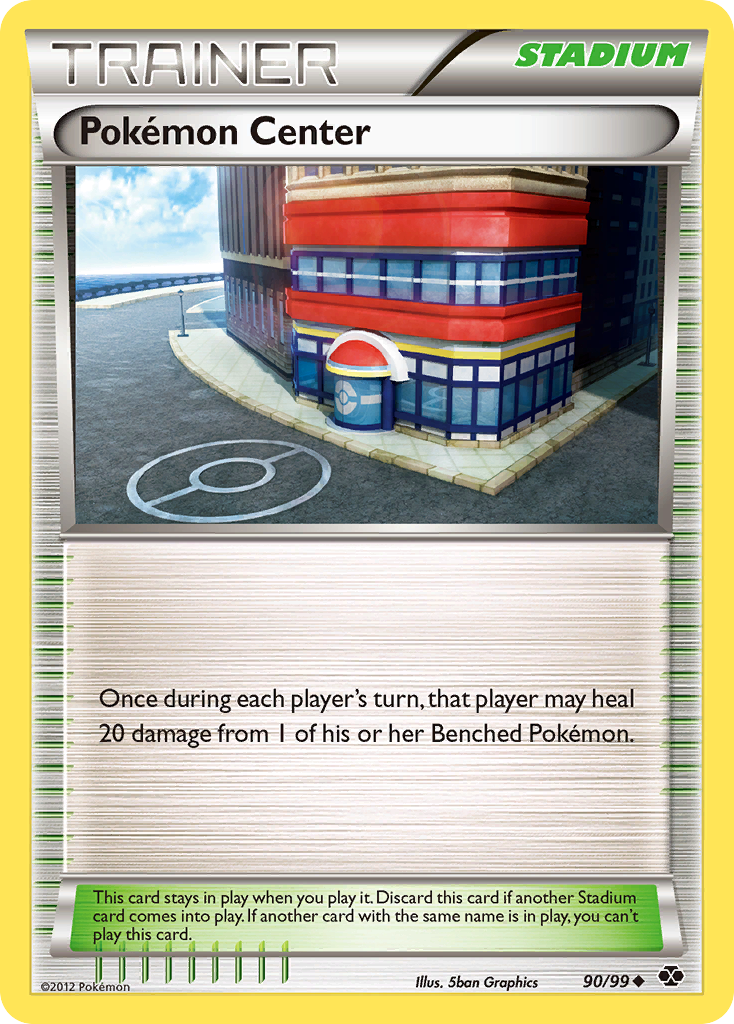 Pokemon Center (90/99) [Black & White: Next Destinies] Reverse Holofoil