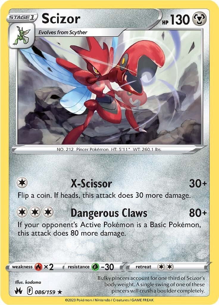 Scizor (086/159) [Sword & Shield: Crown Zenith] Reverse Holofoil