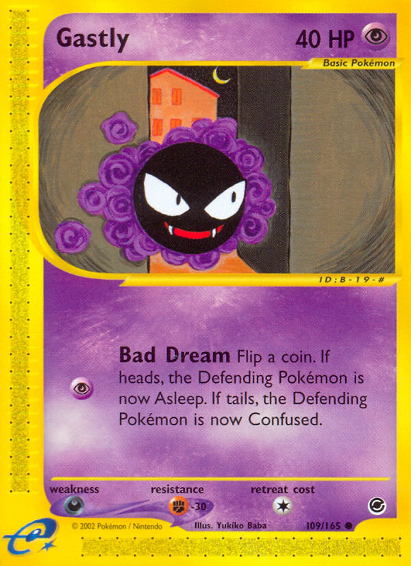 Gastly (109/165) [Expedition: Base Set] Reverse Holofoil