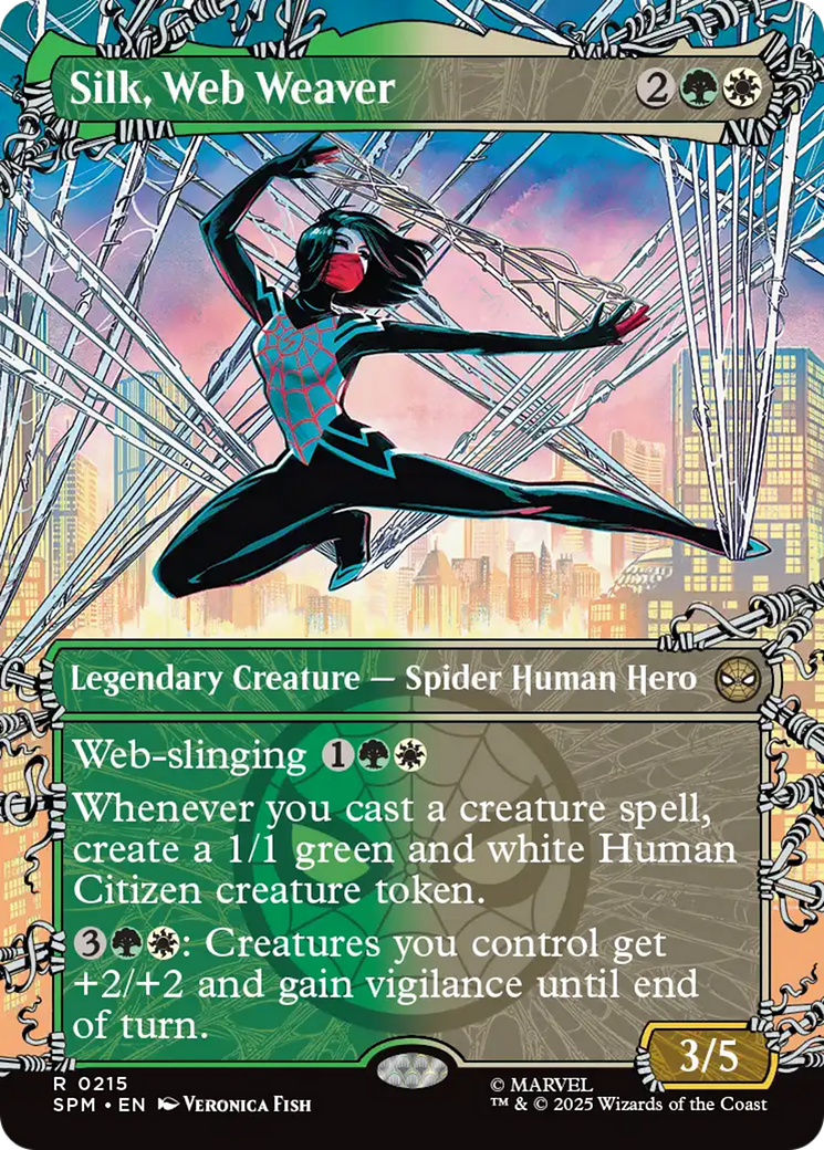 Silk, Web Weaver (Borderless) [Marvel's Spider-Man] Foil