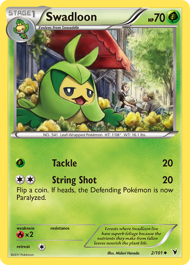 Swadloon (2/101) [Black & White: Noble Victories] Reverse Holofoil