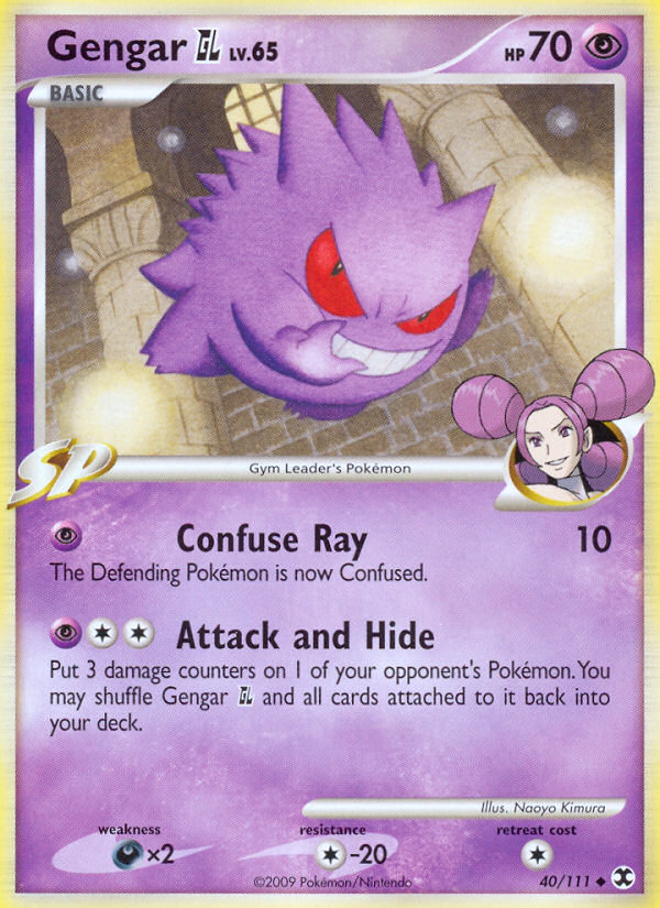 Gengar GL (40/111) [Platinum: Rising Rivals] Reverse Holofoil