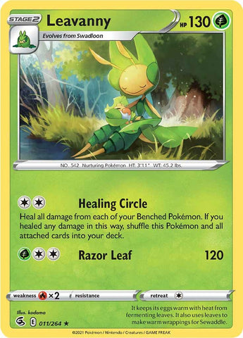 Leavanny (011/264) [Sword & Shield: Fusion Strike] Reverse Holofoil