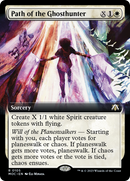 Path of the Ghosthunter (Extended Art) [March of the Machine Commander] Foil