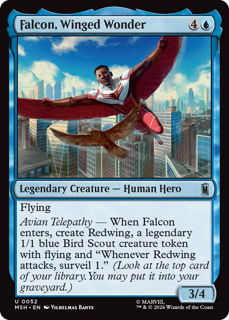 Falcon, Winged Wonder [Marvel Super Heroes] Foil
