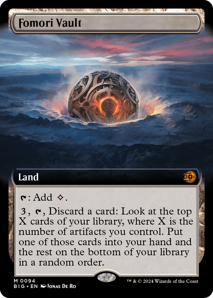 Fomori Vault (Extended Art) [Outlaws of Thunder Junction: The Big Score] Foil