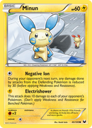 Minun (40/108) [Black & White: Dark Explorers] Reverse Holofoil