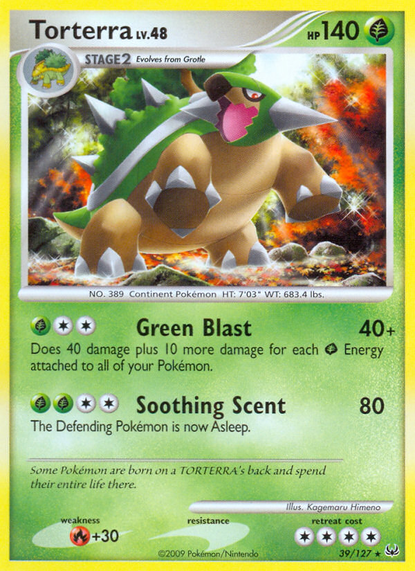 Torterra (39/127) [Platinum: Base Set] Reverse Holofoil