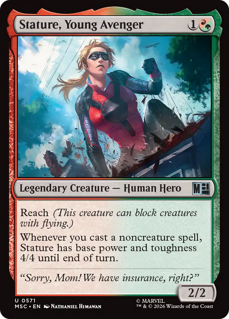 Stature, Young Avenger [Marvel Super Heroes] Foil