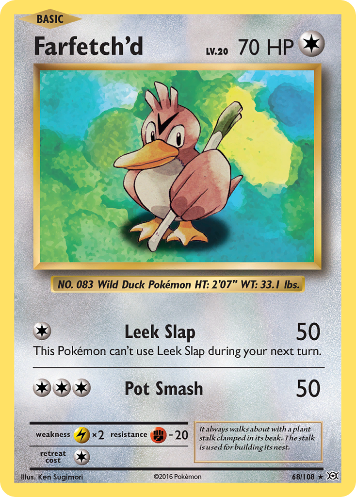 Farfetch'd (68/108) [XY: Evolutions] Reverse Holofoil