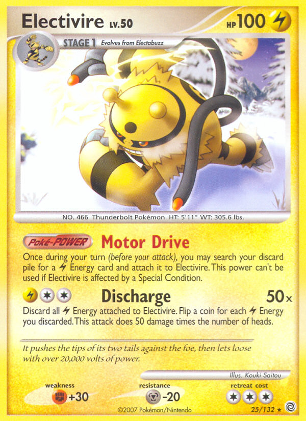 Electivire (25/132) [Diamond & Pearl: Secret Wonders] Reverse Holofoil