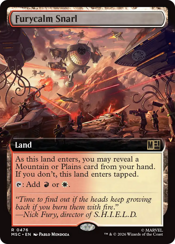 Furycalm Snarl (Extended Art) [Marvel Super Heroes Commander] Foil