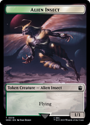 Copy // Alien Insect Double-Sided Token [Doctor Who Tokens] Foil