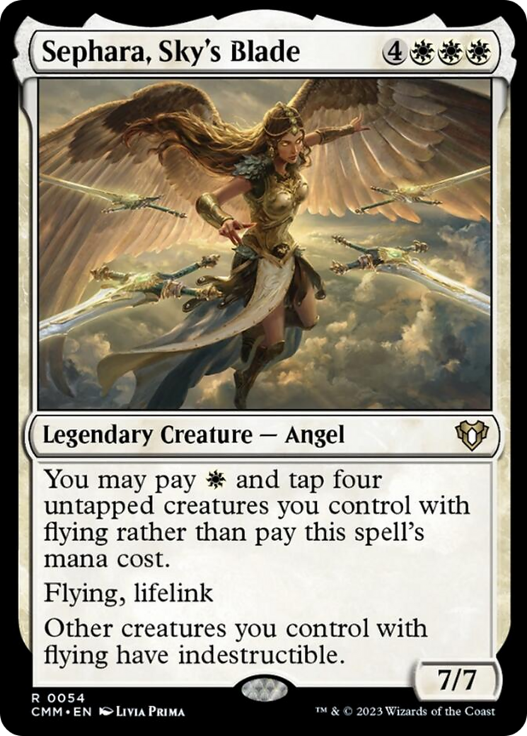 Sephara, Sky's Blade [Commander Masters] Foil