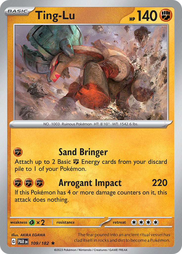 Ting-Lu (109/182) [Scarlet & Violet: Paradox Rift] Reverse Holofoil