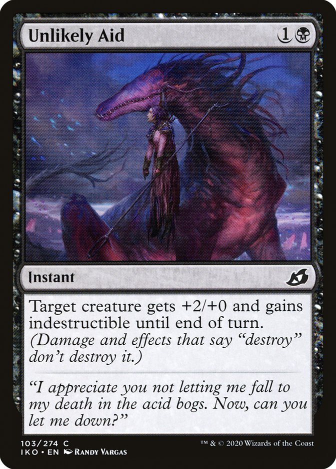 Unlikely Aid [Ikoria: Lair of Behemoths] Foil