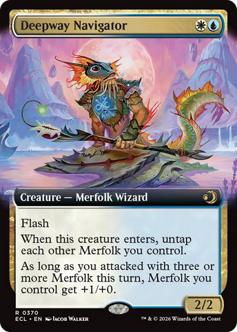 Deepway Navigator (Extended Art) [Lorwyn Eclipsed] Foil
