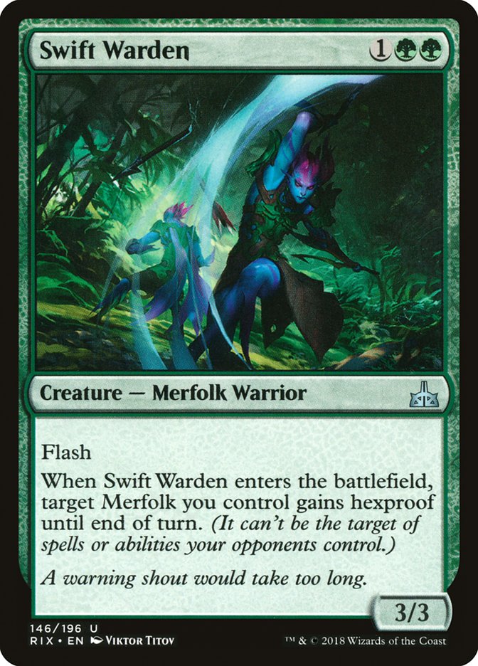 Swift Warden [Rivals of Ixalan] Foil