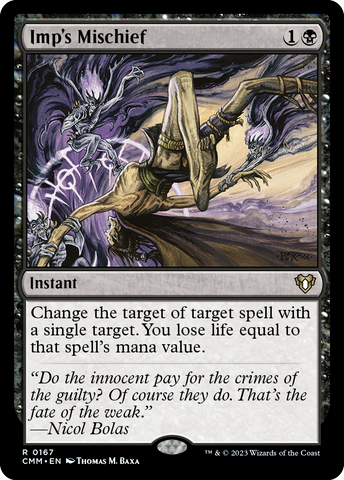 Imp's Mischief [Commander Masters] Foil