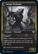 Child of the Pack // Savage Packmate [Innistrad: Double Feature] Foil