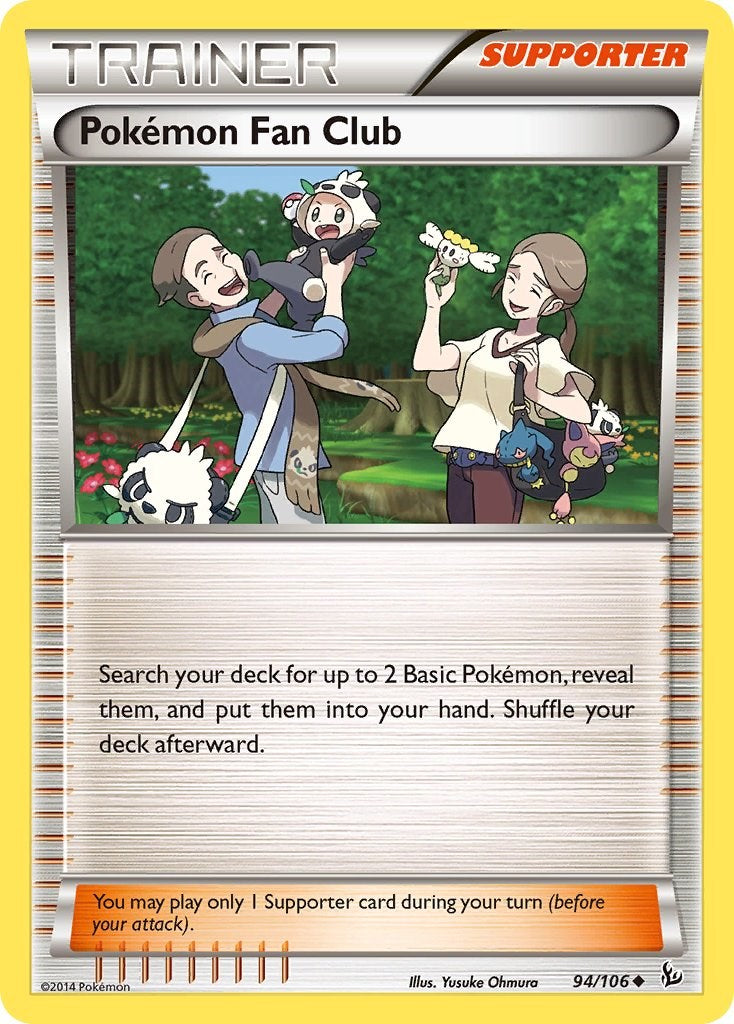 Pokemon Fan Club (94/106) [XY: Flashfire] Reverse Holofoil