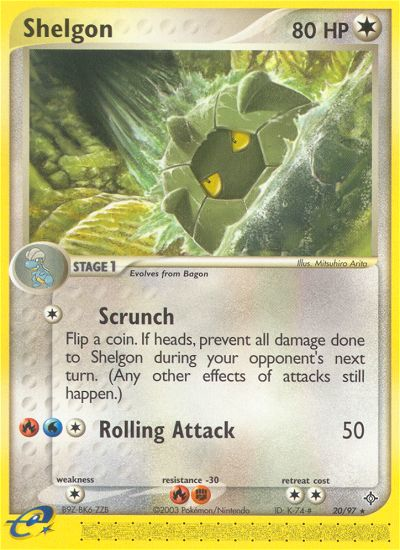 Shelgon (20/97) [EX: Dragon] Reverse Holofoil
