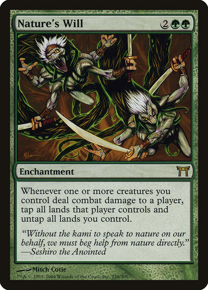 Nature's Will [Champions of Kamigawa] Foil
