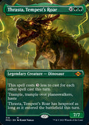 Thrasta, Tempest's Roar (Borderless Alternate Art) [Modern Horizons 2] Foil