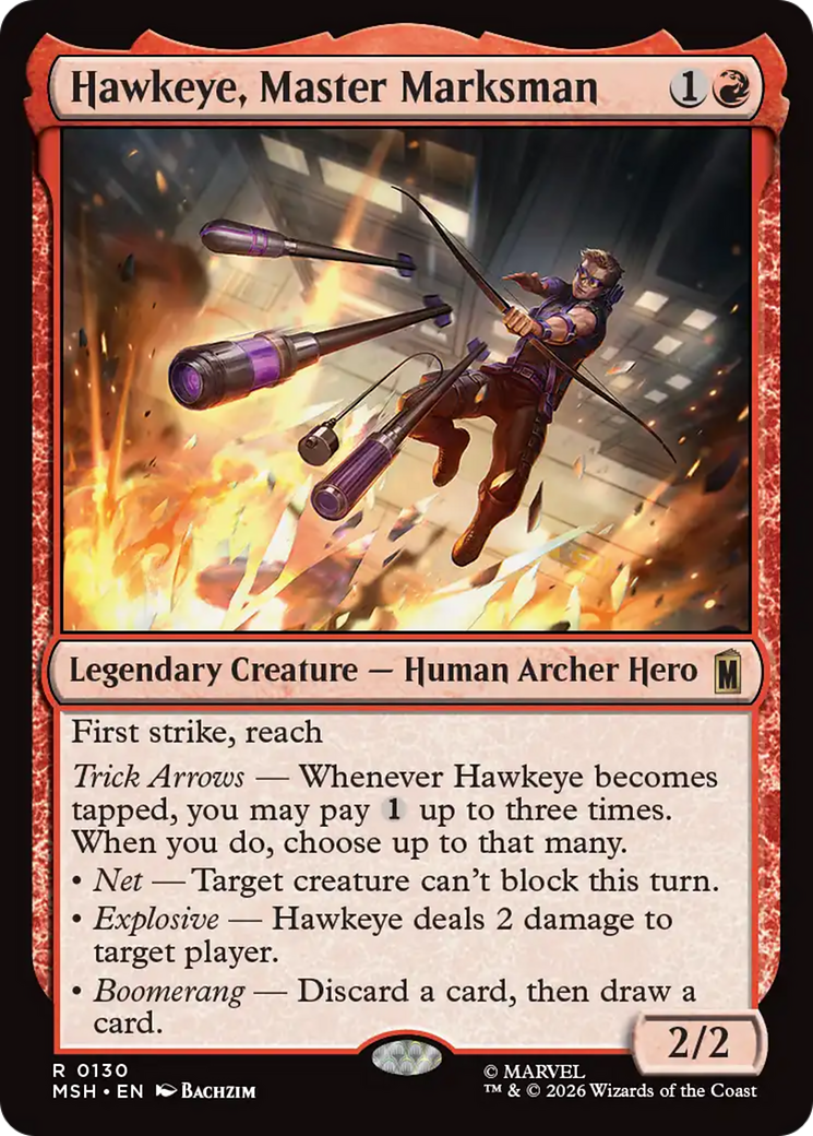 Hawkeye, Master Marksman [Marvel Super Heroes] Foil