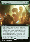 Wurmquake (Extended Art) [Phyrexia: All Will Be One Commander] Foil