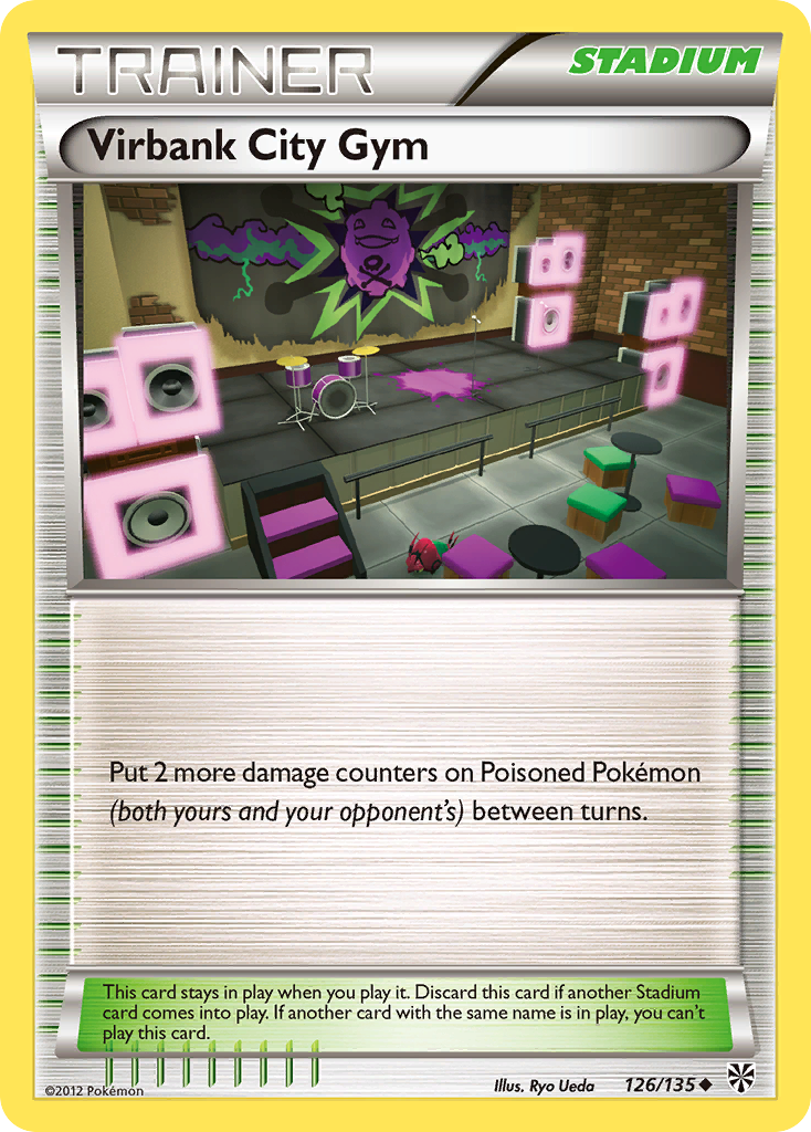 Virbank City Gym (126/135) [Black & White: Plasma Storm] Reverse Holofoil