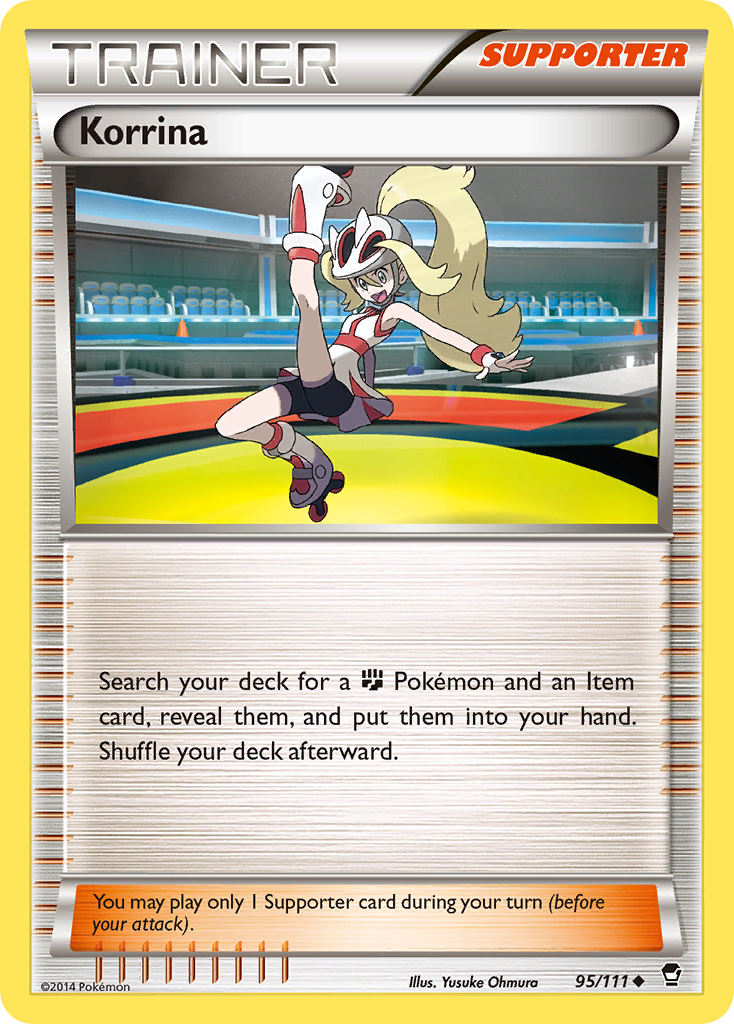 Korrina (95/111) [XY: Furious Fists] Reverse Holofoil