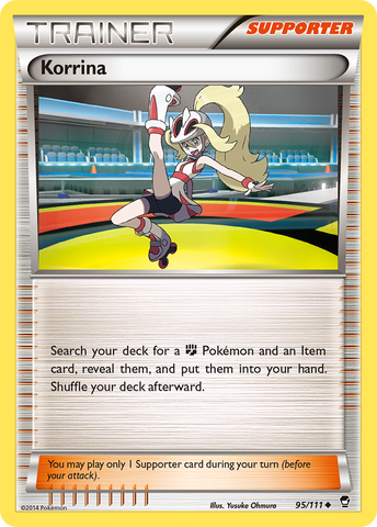 Korrina (95/111) [XY: Furious Fists] Reverse Holofoil