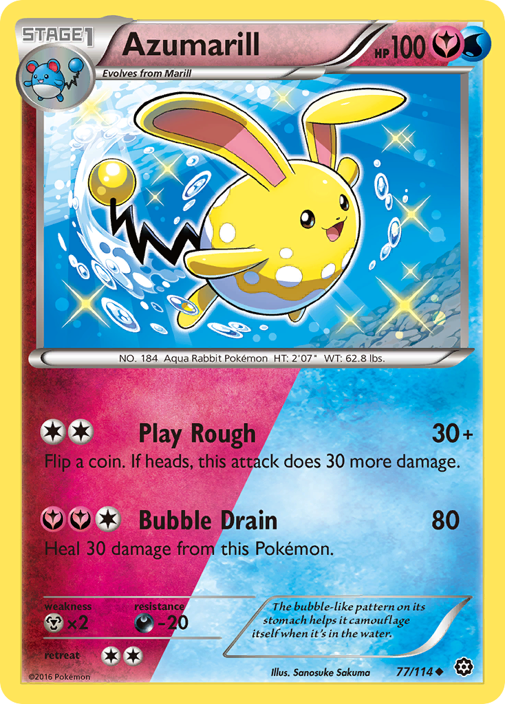 Azumarill (77/114) [XY: Steam Siege] Reverse Holofoil
